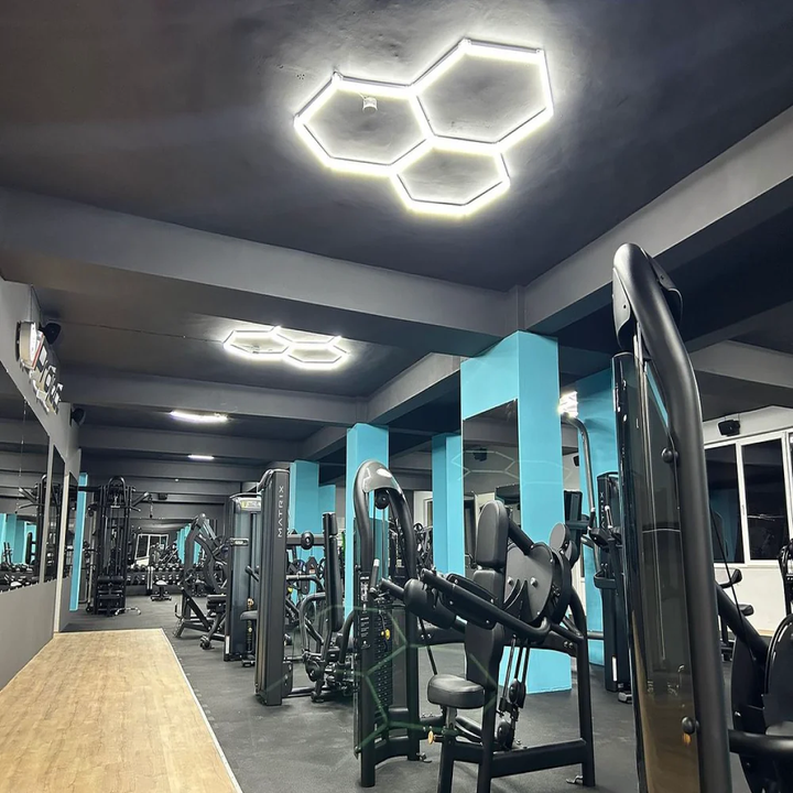 Hexagon LED Lighting System - 3 Grid Cluster