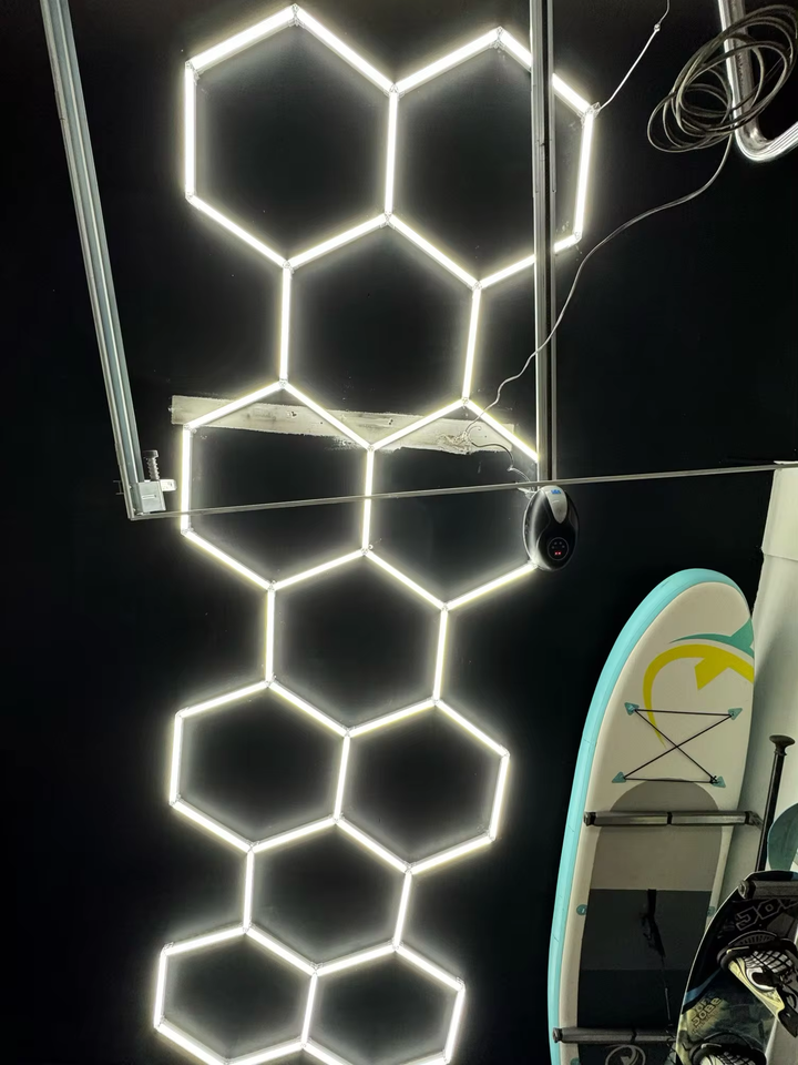 long 11 grid hexagon lighting led 